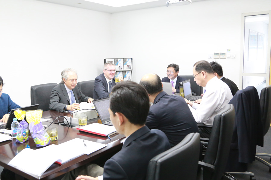 德国SK集团董事长莅临山美股份参加合资公司董事会